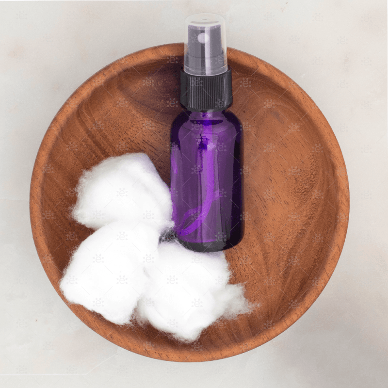 30ml Purple Glass Bottle with Spray Head (3 pack) Glass Spray Bottle