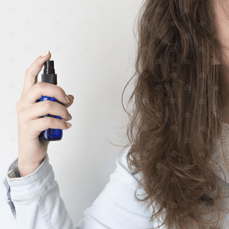 60ml Blue Glass Bottle Fine Misting (2pk) Glass Spray Bottle