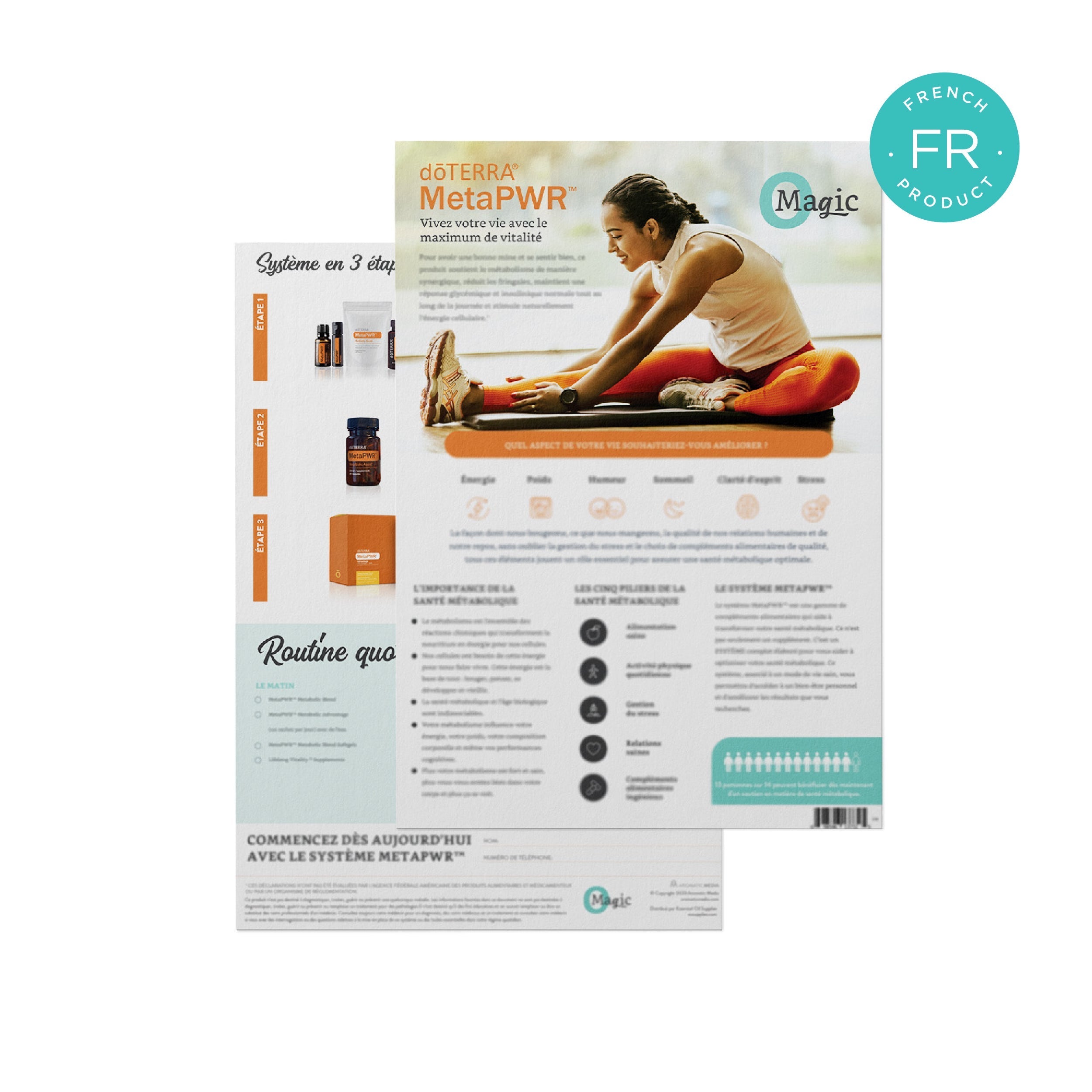 Advanced Oil Magic - Metapwr Tearpad 25 Sheets French Tear Pads