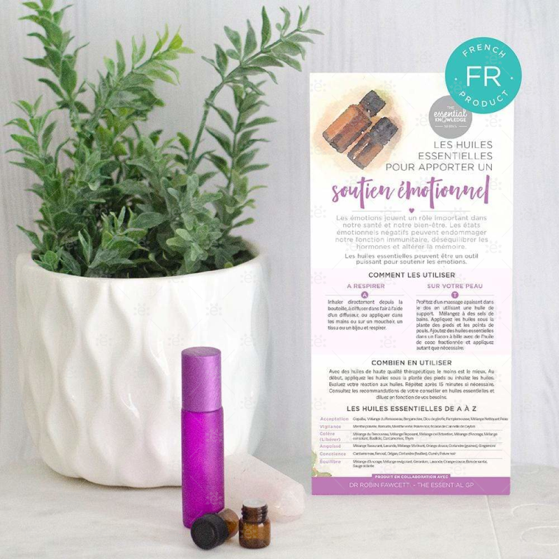 Essential Knowledge Series:  Oils For Emotional Support (Single) - French Rack Cards