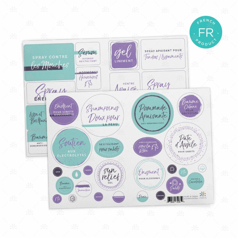 Essentially Equine Make & Create Recipe Book (Includes Over 40 Labels) With Dr Janet Roark - French