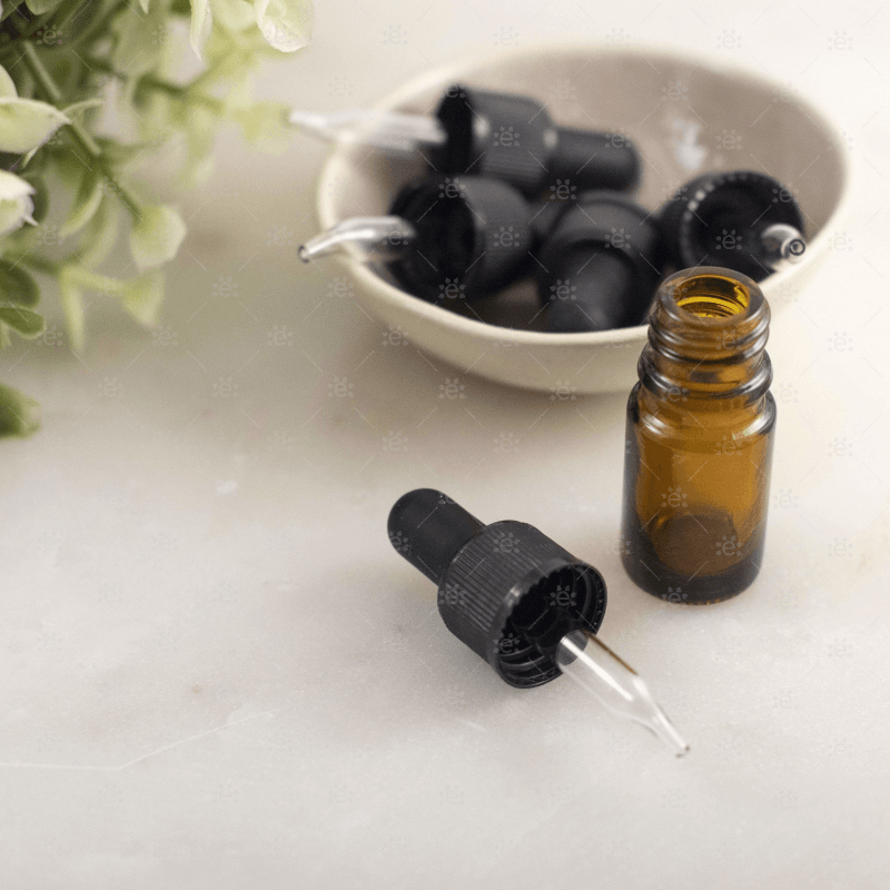 Glass Dropper for 5ml doTERRA Bottles (5 Pack) Accessories & Caps
