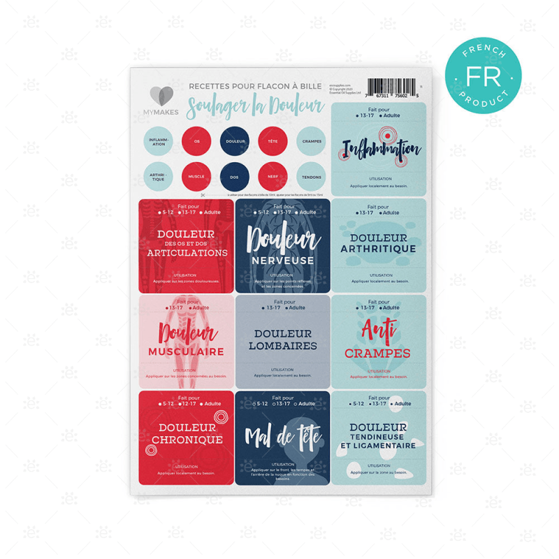 Mymakes:  Pain Relief (Single Set) - French