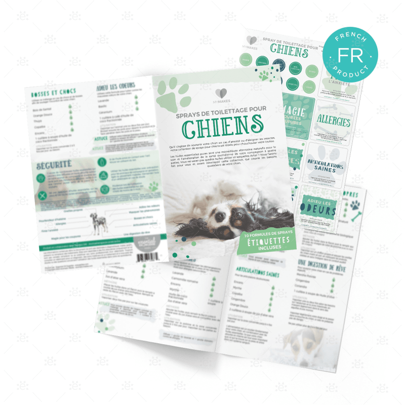 Mymakes:  Pamper Pet Sprays For Dogs (Single Set) - French