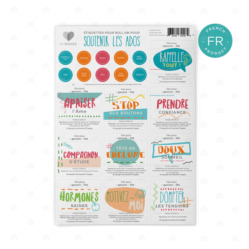 Mymakes:  Supporting Teens (Single Set) French