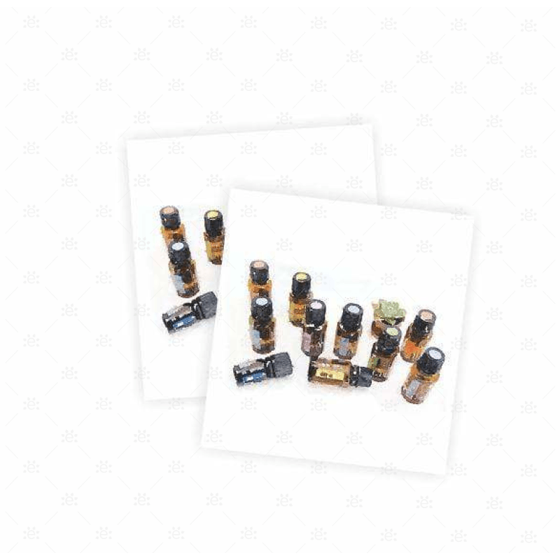 Oil Bottles Greeting Cards (6 Pack)