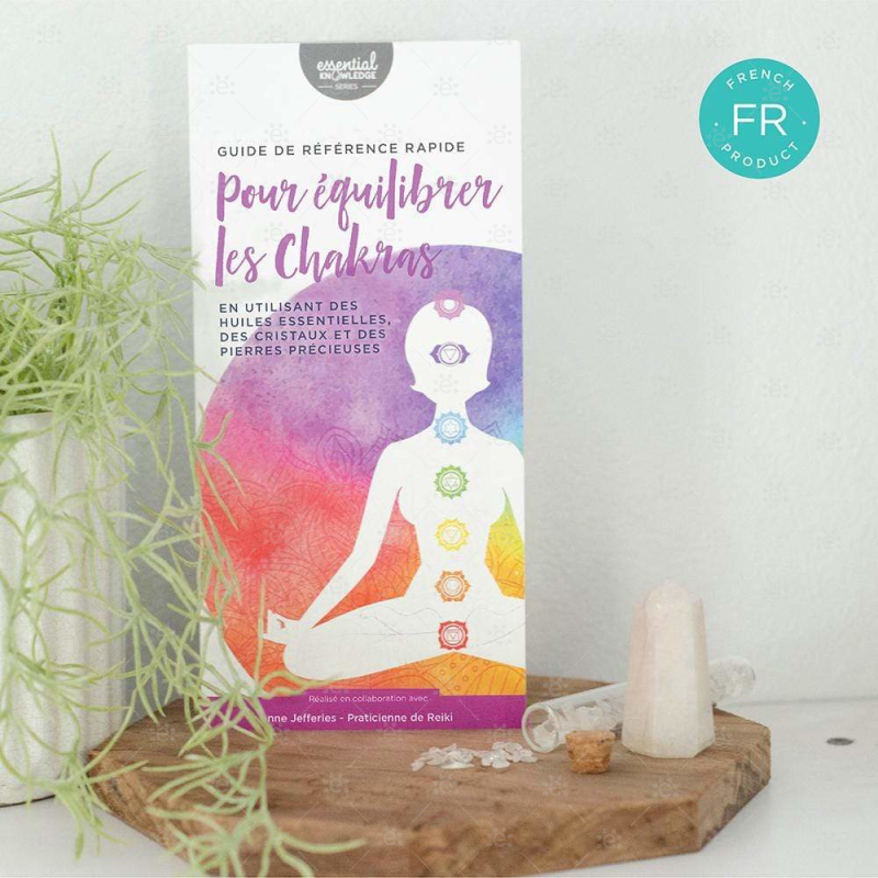 Essential Knowledge Series - Quick Reference Guide To Balancing Chakras Using Oils Rack Card
